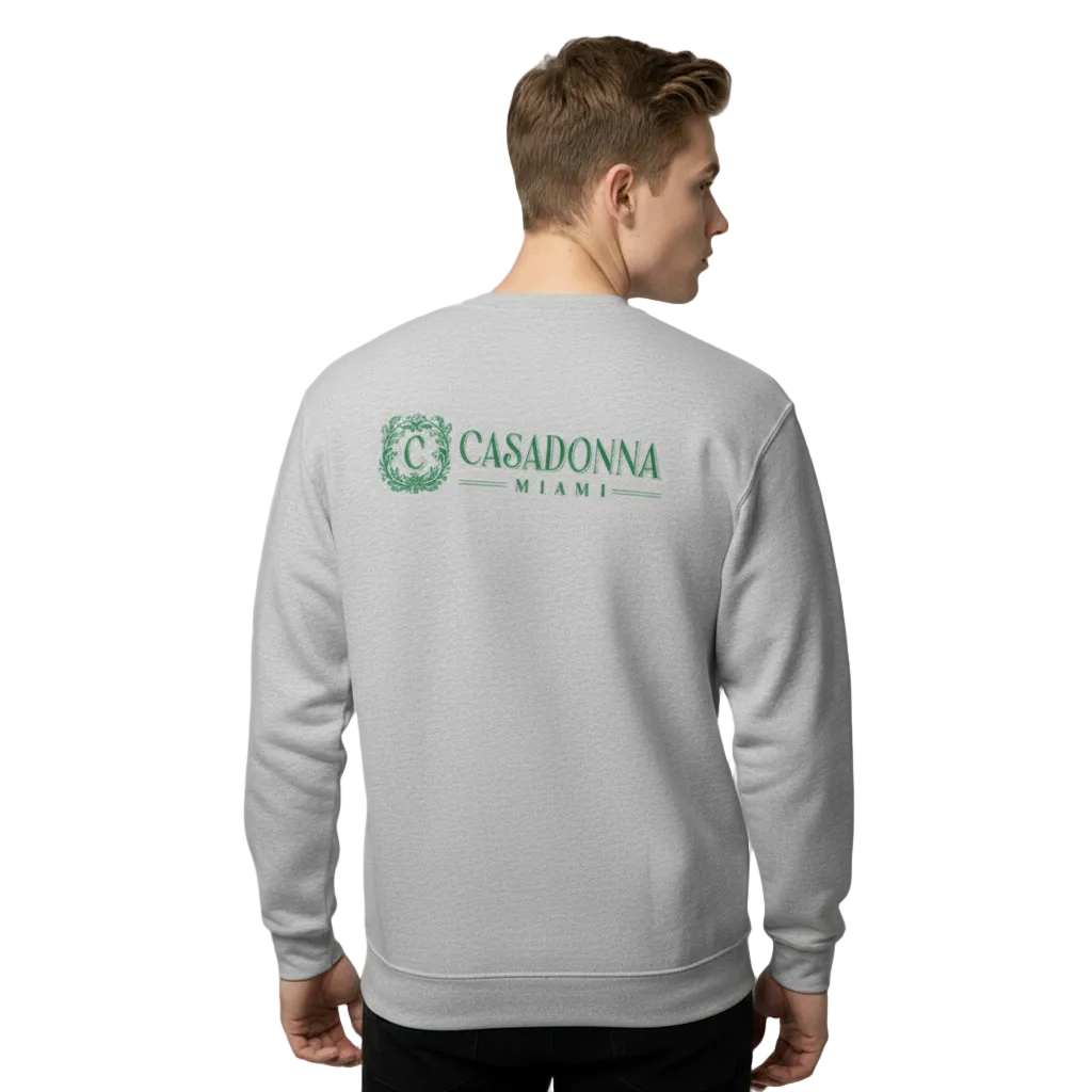 Casadonna Monogram Crewneck