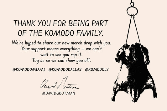 Thank You from Komodo